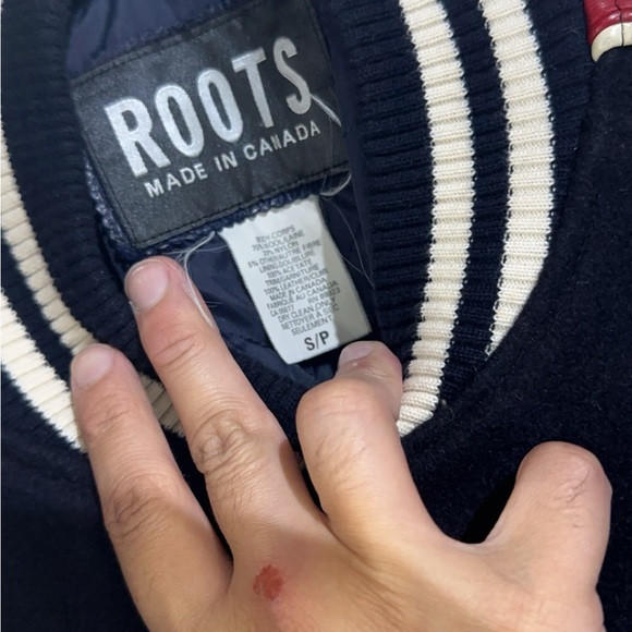 Roots Navy Varsity Jacket - Picture 3 of 7